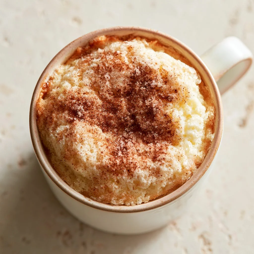 Tarta de mug Snickerdoodle