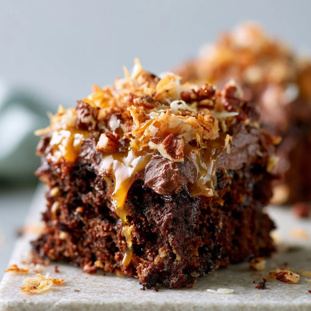 Torta de Poke de Chocolate Alemán